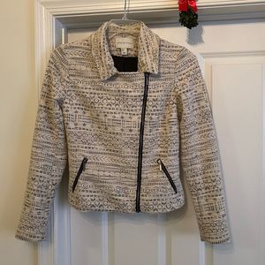 Adrienne Vittadini black and white jacket